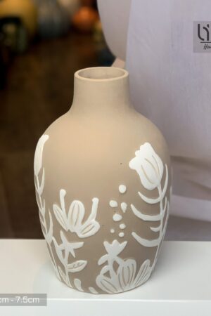Lios Home Decor - Bình gốm trang trí, cắm hoa men nổi phong cách- BINH108