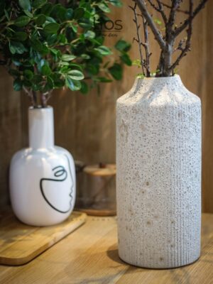 Bình gốm trắng atlantic 009