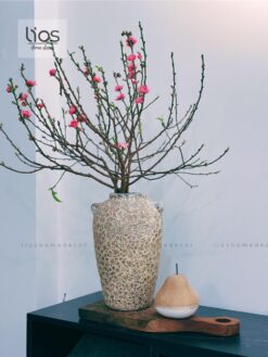 Bình gốm atlantic thủ công nung củi nhiều màu - Ảnh 3