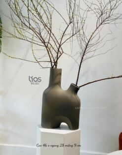 Bình gốm decor cắm hoa pony 017 - Ảnh 3