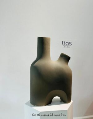 Bình gốm decor cắm hoa pony 017