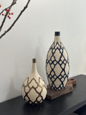 Bình gốm decor cắm hoa 022