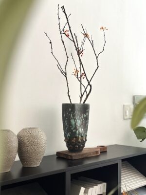 Bình gốm decor cắm hoa 025