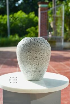 Bình gốm cao 22cm