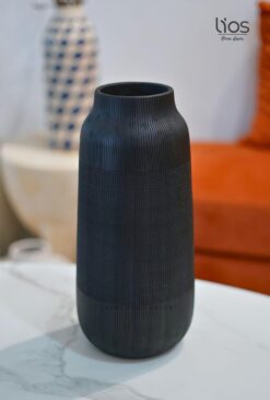 Bình đen cao 36cm phong cách tối giản